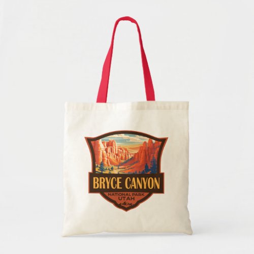 Bryce Canyon National Park Travel Art Vintage Tote Bag