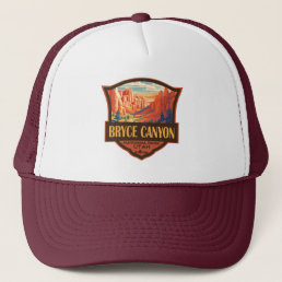 Bryce Canyon National Park Travel Art Vintage Trucker Hat