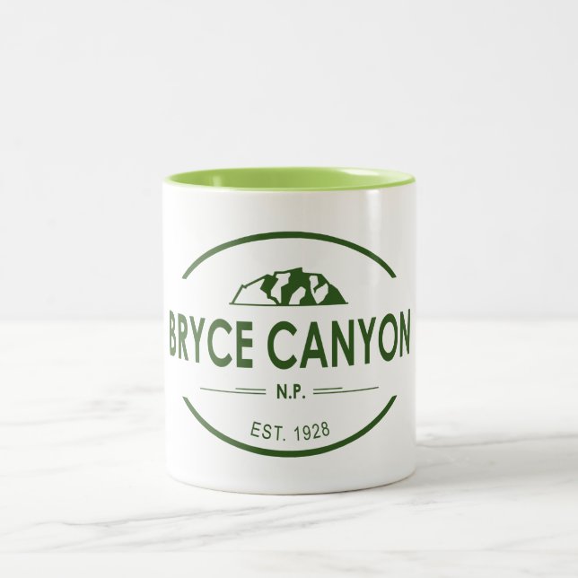 Bryce Canyon National Park Two-Tone Coffee Mug (Center)