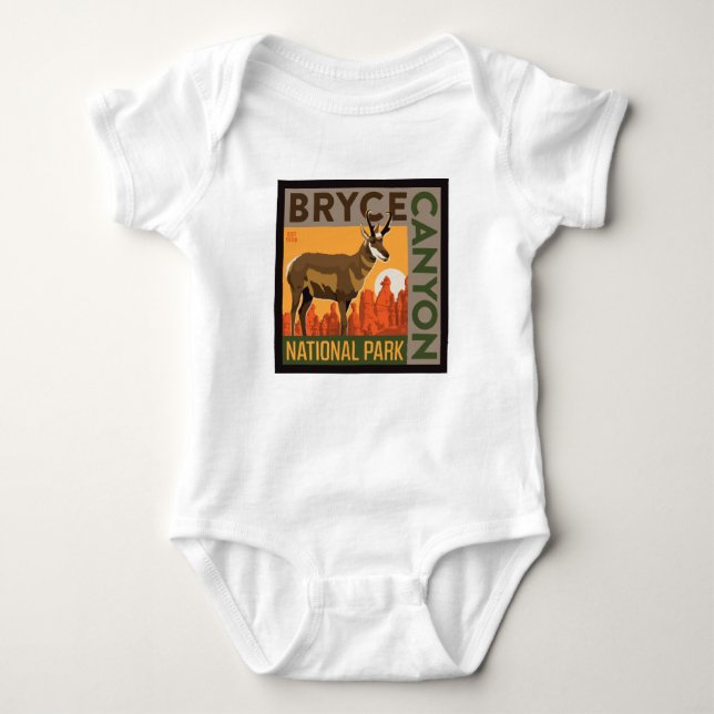 Bryce Canyon National Park | Utah Baby Bodysuit (Front)