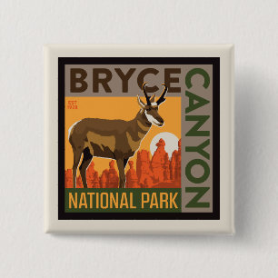 Bryce Canyon National Park Utah Button