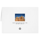 Bryce Canyon National Park, Utah Cards (Back Horizontal)