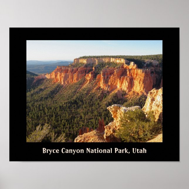 Bryce Canyon National Park, Utah Design Poster (Front)