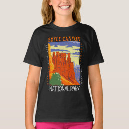  Bryce Canyon National Park Utah Distressed   T-Shirt