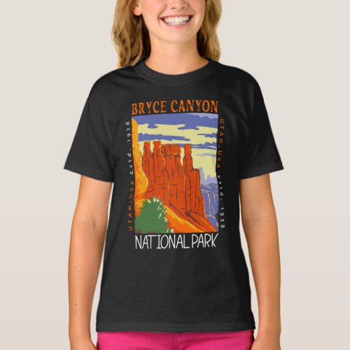  Bryce Canyon National Park Utah Distressed   T_Shirt