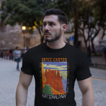 Bryce Canyon National Park Utah Distressed  T-Shirt<br><div class="desc">Bryce Canyon vector artwork design. The park is a sprawling reserve in southern Utah,  known for crimson-colored hoodoos,  which are spire-shaped rock formations.</div>