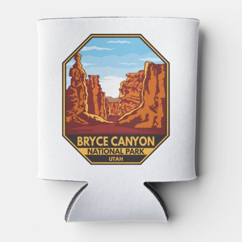  Bryce Canyon National Park Utah Emblem Can Cooler