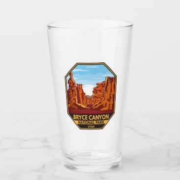 Bryce Canyon National Park Utah Emblem Glass