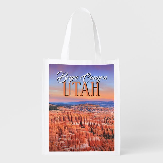 Bryce Canyon National Park Utah Grocery Bag (Front)