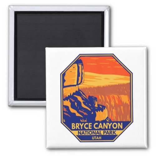 Bryce Canyon National Park Utah Inspiration Point  Magnet