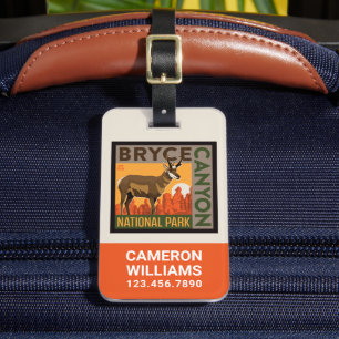 Bryce Canyon National Park Utah Luggage Tag