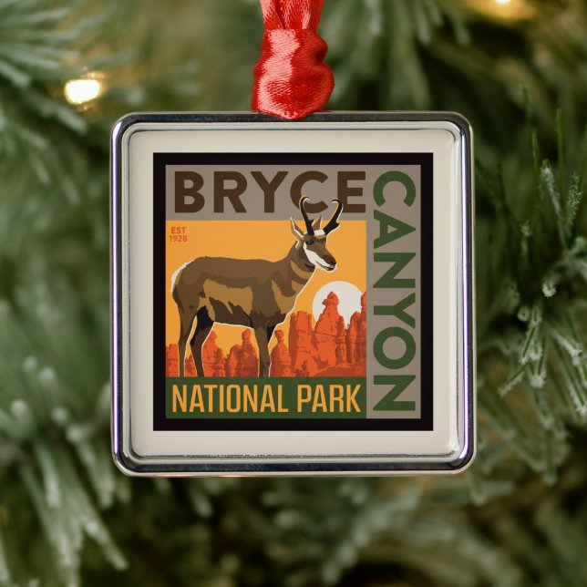 Bryce Canyon National Park | Utah Metal Ornament (Tree)