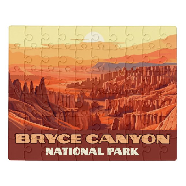 Bryce Canyon National Park Utah Mountains Jigsaw Puzzle (Puzzle Horizontal)