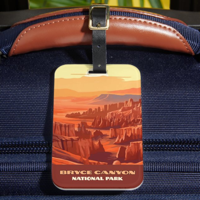 Bryce Canyon National Park Utah Mountains Luggage Tag (Front Insitu 2)