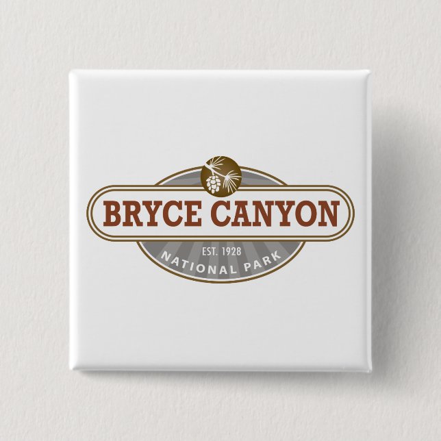 Bryce Canyon National Park Utah Pinback Button (Front)