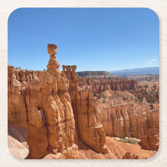 Bryce Canyon National Park Utah Square Paper Coaster (Front)
