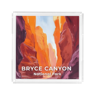 Bryce Canyon National Park Utah Travel Acrylic Tray