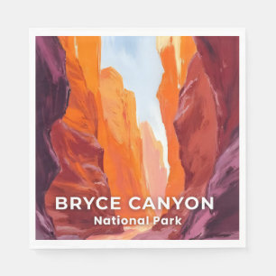 Bryce Canyon National Park Utah Travel Napkins