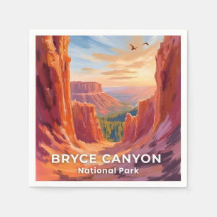 Bryce Canyon National Park Utah Travel Napkins