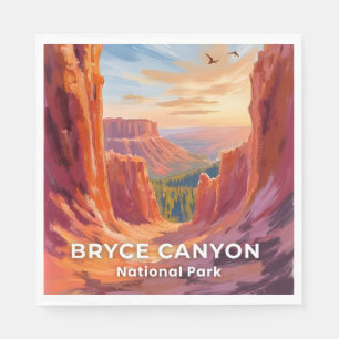Bryce Canyon National Park Utah Travel Napkins
