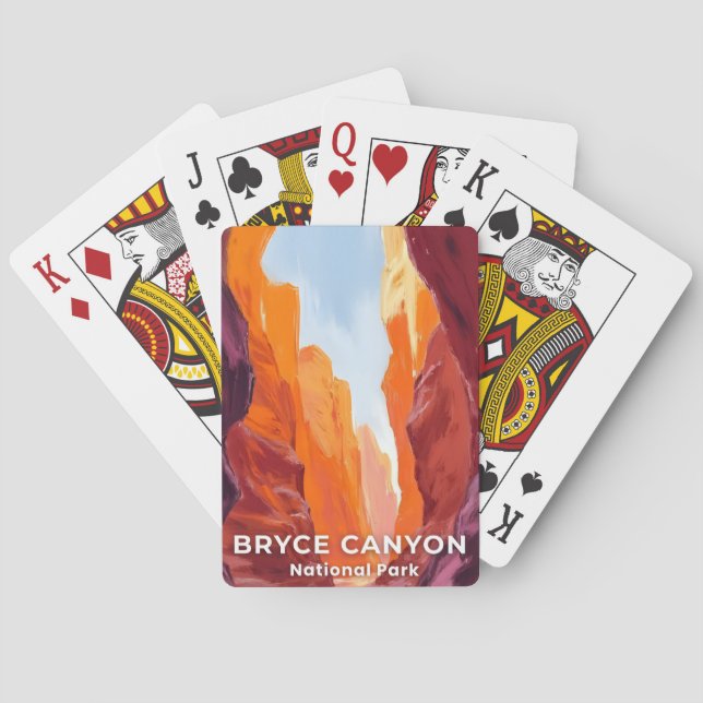 Bryce Canyon National Park | Utah Travel Poker Cards (Back)