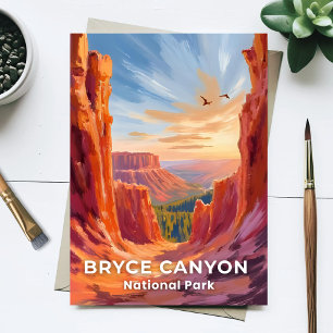 Bryce Canyon National Park Utah Travel Postcard