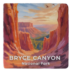 Bryce Canyon National Park Utah Travel Trivet