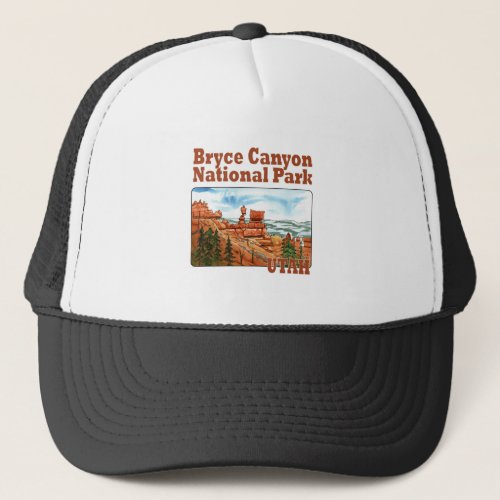 bryce canyon national park utah trucker hat