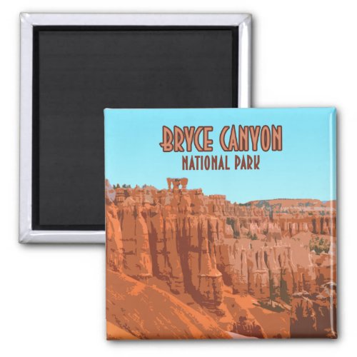Bryce Canyon National Park Utah Vintage Magnet