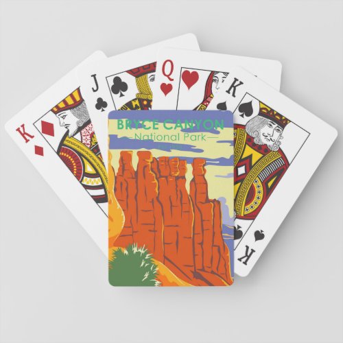  Bryce Canyon National Park Utah Vintage Poker Cards