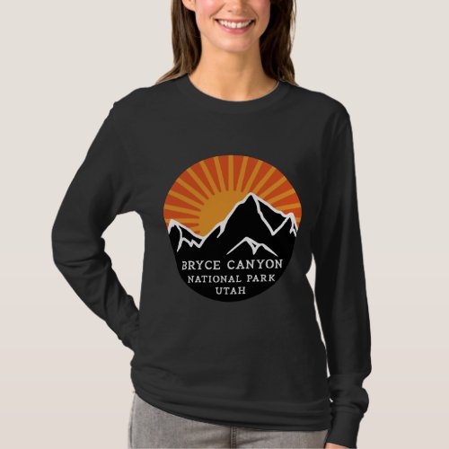 Bryce Canyon National Park Utah Vintage Sunset Mou T_Shirt