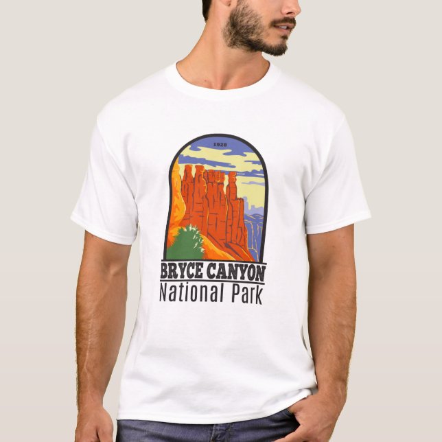 Bryce Canyon National Park Utah Vintage T-Shirt (Front)