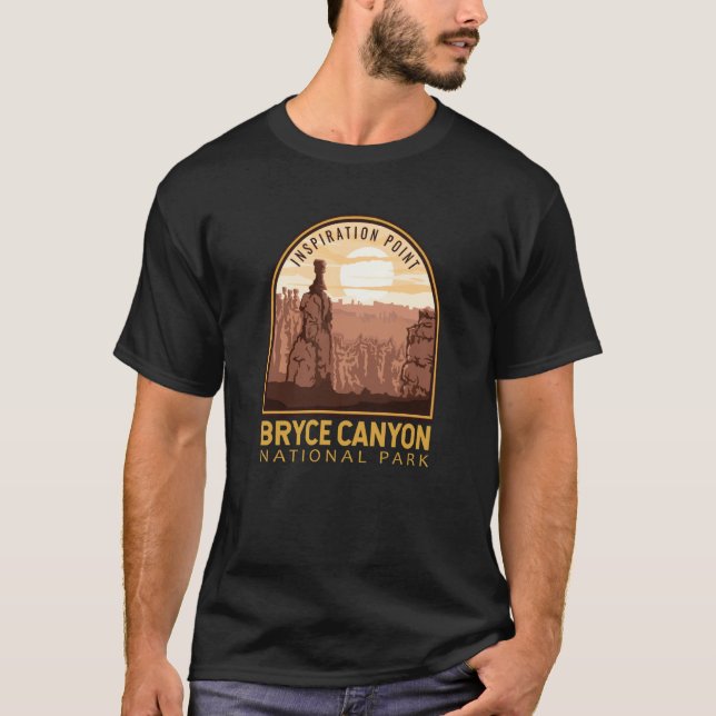 Bryce Canyon National Park Vintage Emblem T-Shirt (Front)