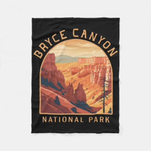 Bryce Canyon National Park Vintage Fleece Blanket