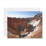 Bryce Canyon Natural Bridge Snowy Landscape Photo