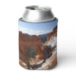 Bryce Canyon Natural Bridge Snowy Landscape Photo Can Cooler
