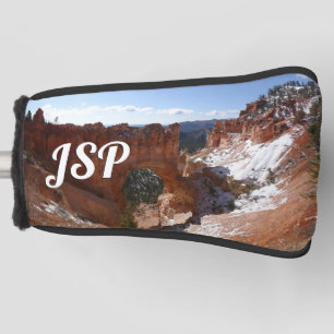Bryce Canyon Natural Bridge Snowy Landscape Photo Golf Head Cover