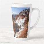 Bryce Canyon Natural Bridge Snowy Landscape Photo Latte Mug