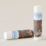 Bryce Canyon Natural Bridge Snowy Landscape Photo Lip Balm