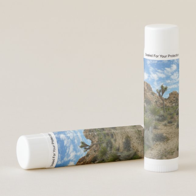 Bryce Canyon Natural Bridge Snowy Landscape Photo Lip Balm (Front)