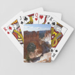 Bryce Canyon Natural Bridge Snowy Landscape Photo Poker Cards