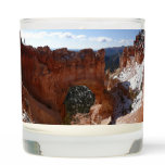 Bryce Canyon Natural Bridge Snowy Landscape Photo Scented Candle