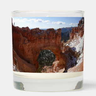 Bryce Canyon Natural Bridge Snowy Landscape Photo Scented Candle