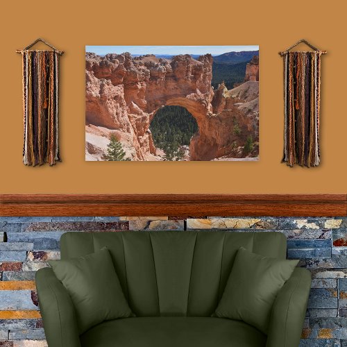 Bryce Canyon  Natural Bridge Utah USA Faux Canvas Print