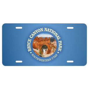 Bryce Canyon NP (rd)2 License Plate