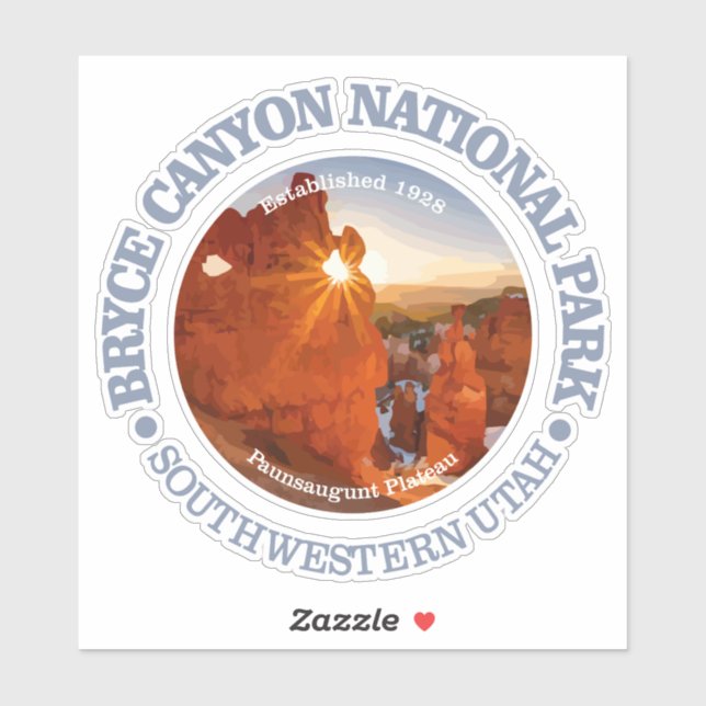 Bryce Canyon NP Sticker (Sheet)