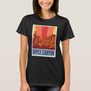 Bryce Canyon Retro National Park Souvenir Utah Roc T-Shirt