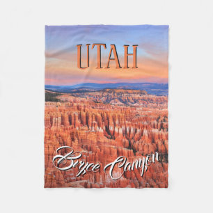 Bryce Canyon Sunset Fleece Blanket