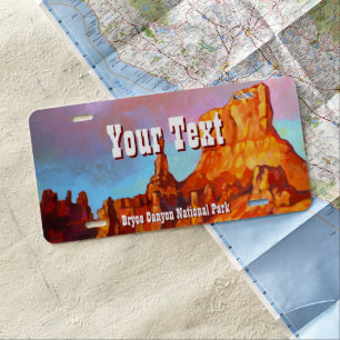 Bryce Canyon - The Sentinel License Plate