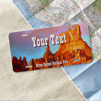 Bryce Canyon - The Sentinel License Plate